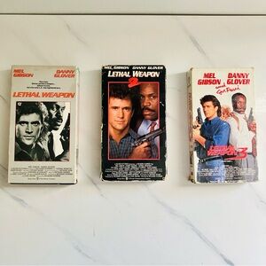 Lethal Weapon Complete Trilogy VHS Collection